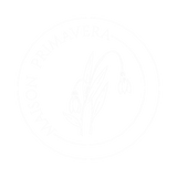 Logo Maison Primavera deux perce-neige entremêlés dans un cercle